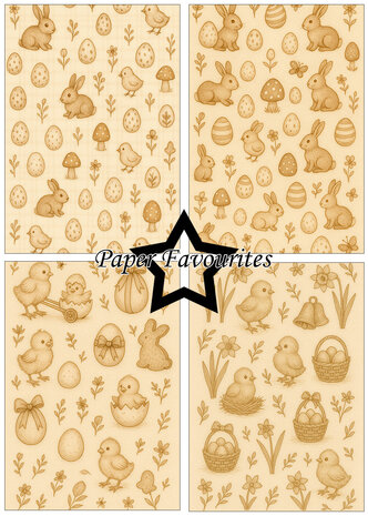 Paper Favourites Vintage Easter A5 Paper Pack (PFA212)