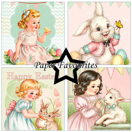 Paper Favourites Vintage Easter 6x6 Inch Paper Pack (PF571)