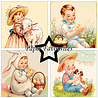 Paper Favourites Vintage Easter 6x6 Inch Paper Pack (PF571)