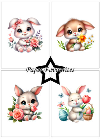 Paper Favourites Easter Cuties A6 Paper Pack (PFA610)