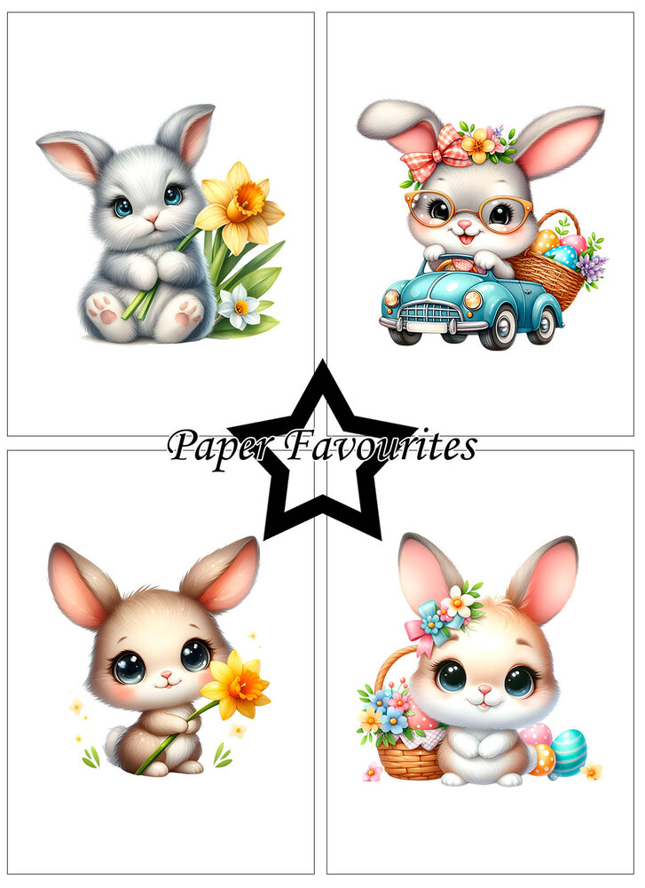 Paper Favourites Easter Cuties A6 Paper Pack (PFA610)