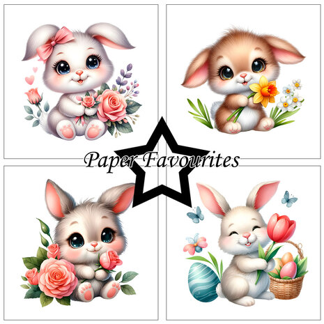 Paper Favourites Easter Cuties 6x6 Inch Paper Pack (PF569) Paper Favourites Easter Cuties 6x6 Inch Paper Pack (PF569)