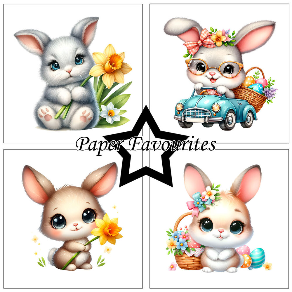 Paper Favourites Easter Cuties 6x6 Inch Paper Pack (PF569) Paper Favourites Easter Cuties 6x6 Inch Paper Pack (PF569)