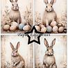 Paper Favourites Easter Bunny A6 Paper Pack (PFA609)