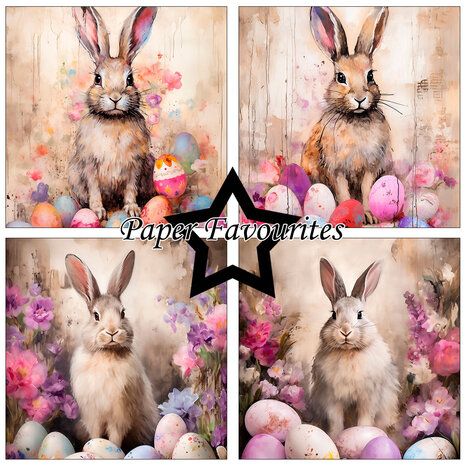 Paper Favourites Easter Bunny 6x6 Inch Paper Pack (PF568) Paper Favourites Easter Bunny 6x6 Inch Paper Pack (PF568)