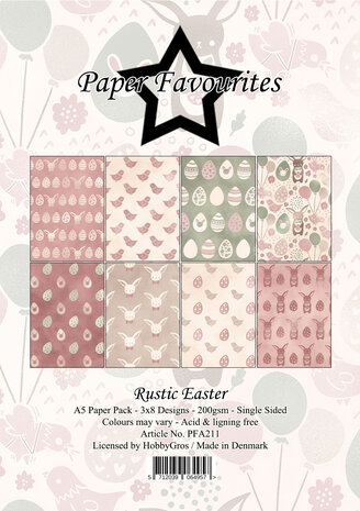 Paper Favourites Rustic Easter A5 Paper Pack (PFA211)