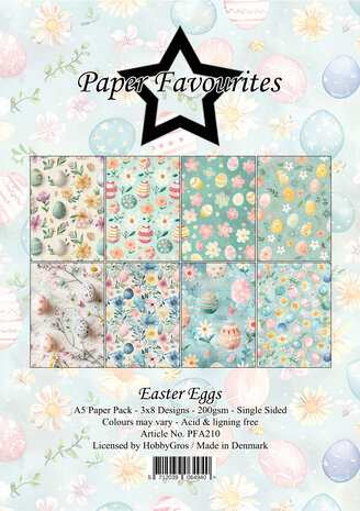 Paper Favourites Easter Eggs A5 Paper Pack (PFA210)