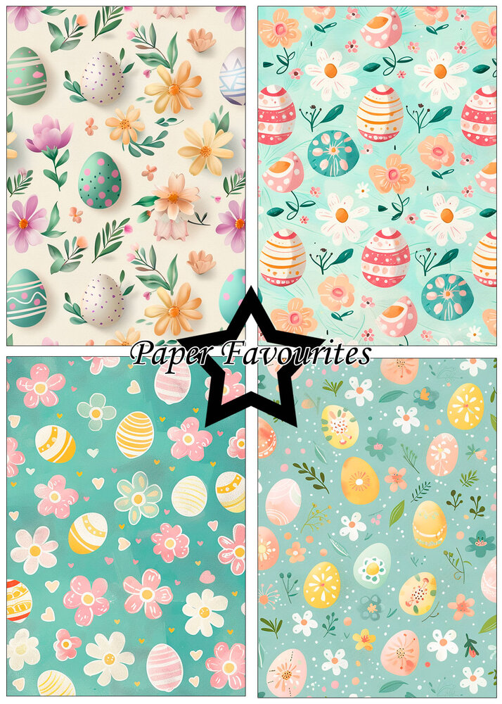 Paper Favourites Easter Eggs A5 Paper Pack (PFA210)
