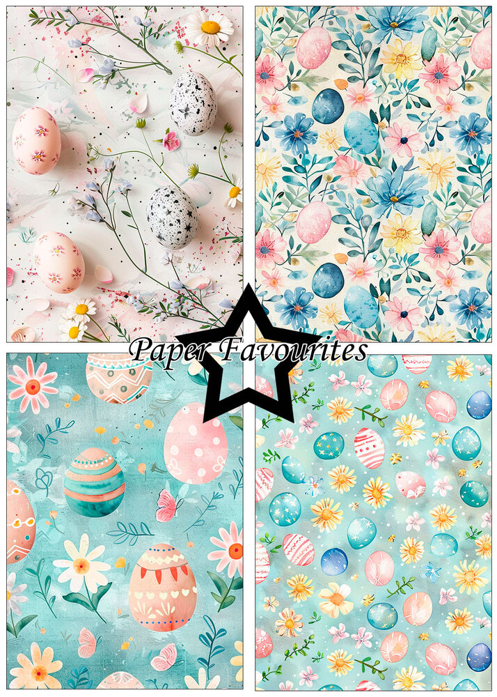 Paper Favourites Easter Eggs A5 Paper Pack (PFA210)