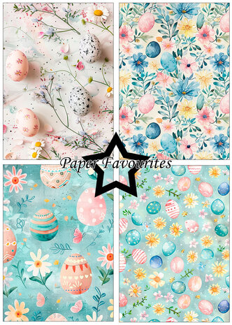 Paper Favourites Easter Eggs A5 Paper Pack (PFA210)