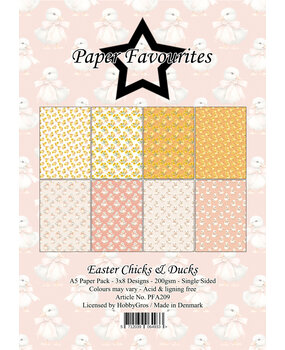 Paper Favourites Easter Chicks & Ducks A5 Paper Pack (PFA209)