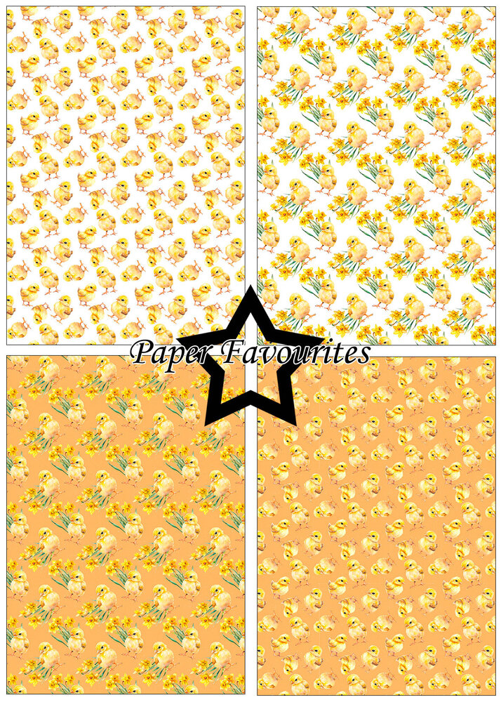 Paper Favourites Easter Chicks & Ducks A5 Paper Pack (PFA209)