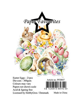 Paper Favourites Die-Cuts A7 Easter Eggs (21pcs) (PFD047)