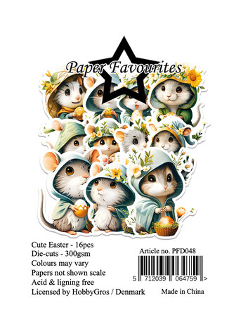Paper Favourites Die-Cuts A7 Cute Easter (16pcs) (PFD048)