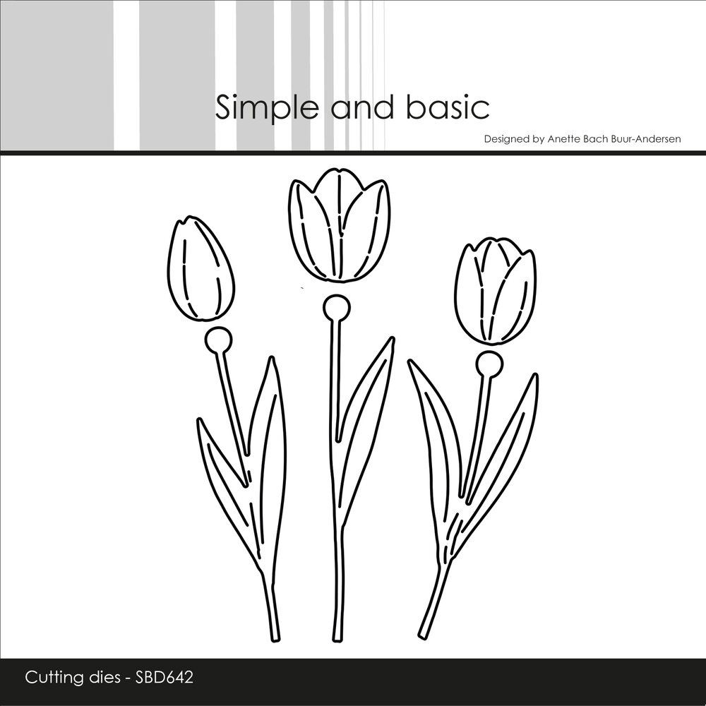 Simple and Basic Tulips Dies (SBD642)