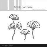 Simple and Basic Ginkgo Leaves Dies (SBD634)