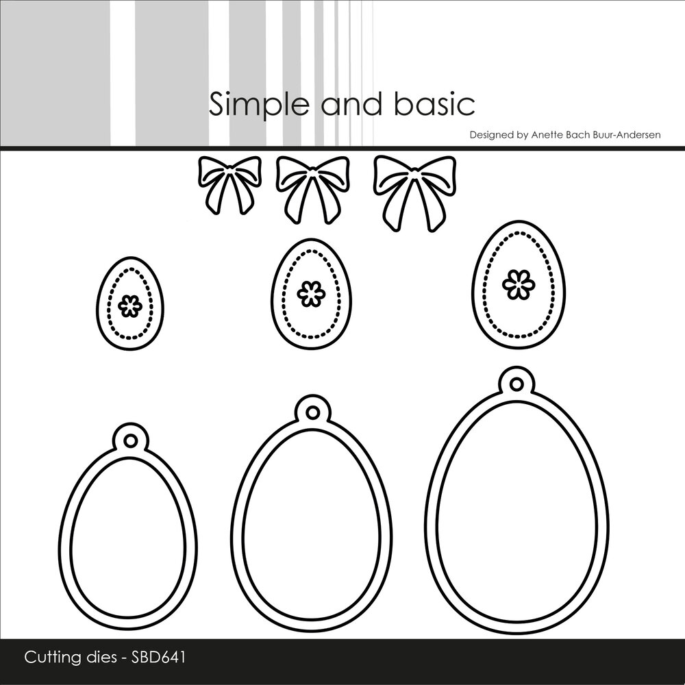 Simple and Basic Easter Eggs Dies (SBD641)