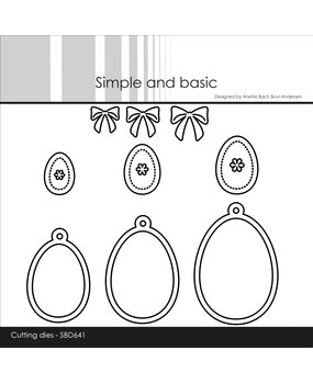 Simple and Basic Easter Eggs Dies (SBD641)