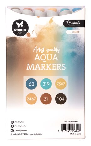 Studio Light Aqua Markers Desert (SL-CO-MARK62)