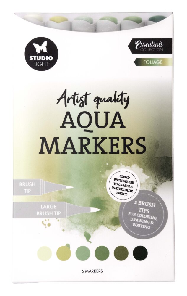 Studio Light Aqua Markers Foliage (SL-CO-MARK58)