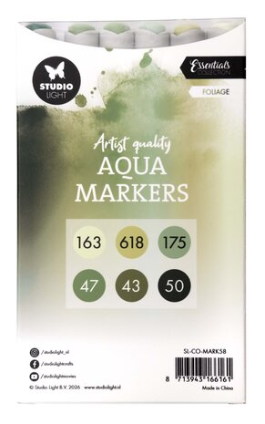 Studio Light Aqua Markers Foliage (SL-CO-MARK58)