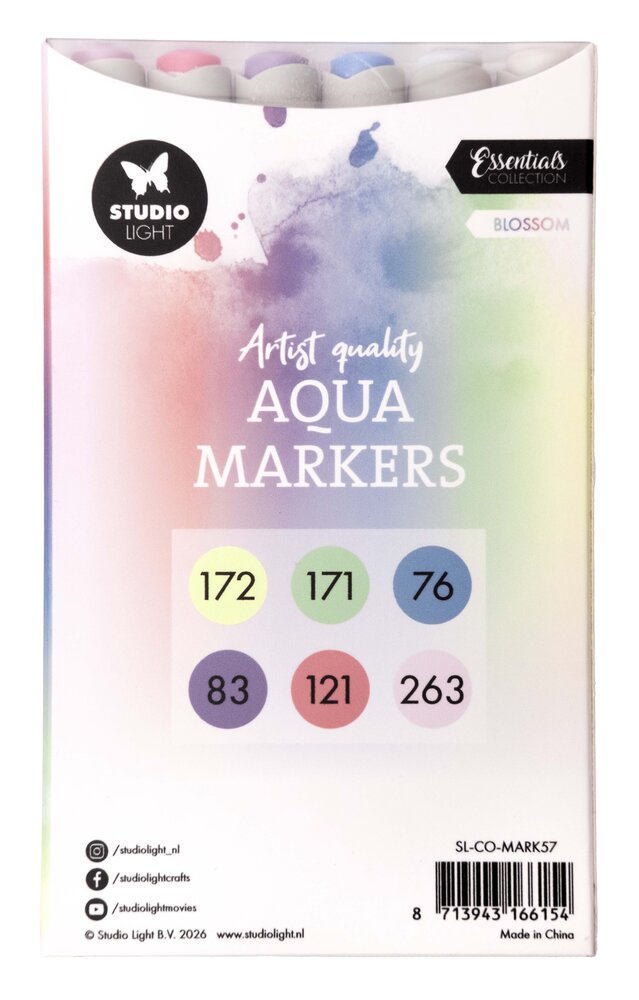 Studio Light Aqua Markers Blossom (SL-CO-MARK57)