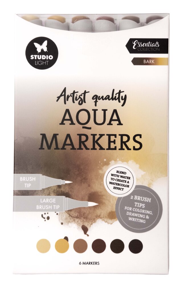 Studio Light Aqua Markers Bark (SL-CO-MARK56) Studio Light Aqua Markers Bark (SL-CO-MARK56)