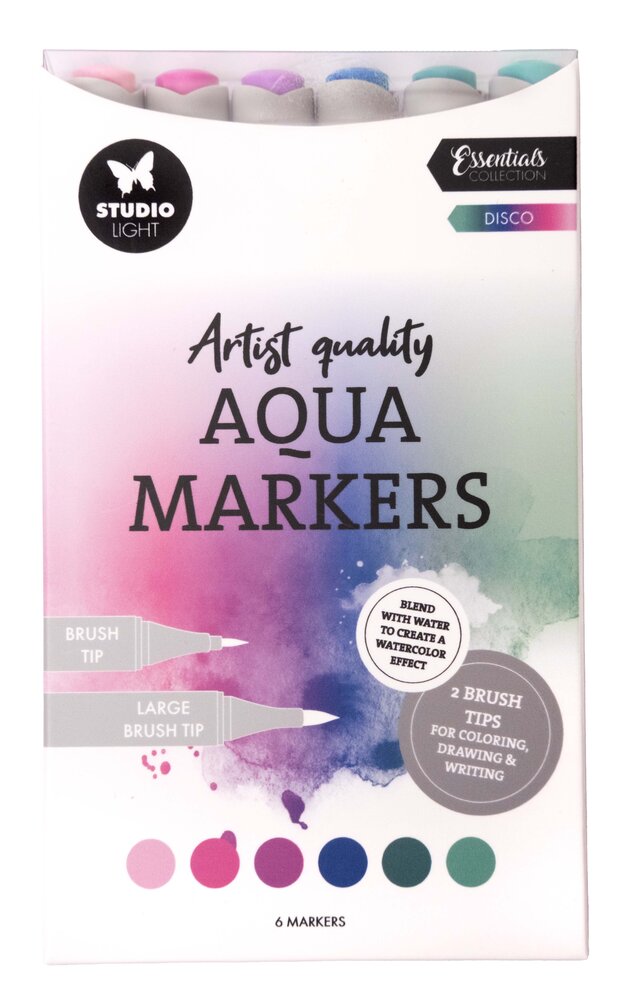 Studio Light Aqua Markers Disco (SL-CO-MARK55)