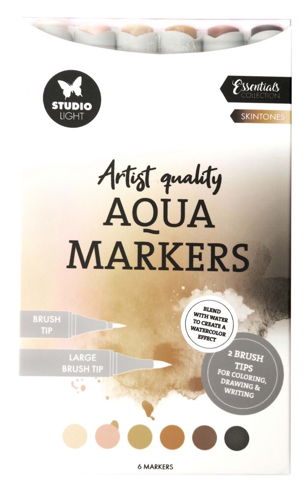 Studio Light Aqua Markers Skintones (SL-CO-MARK50)
