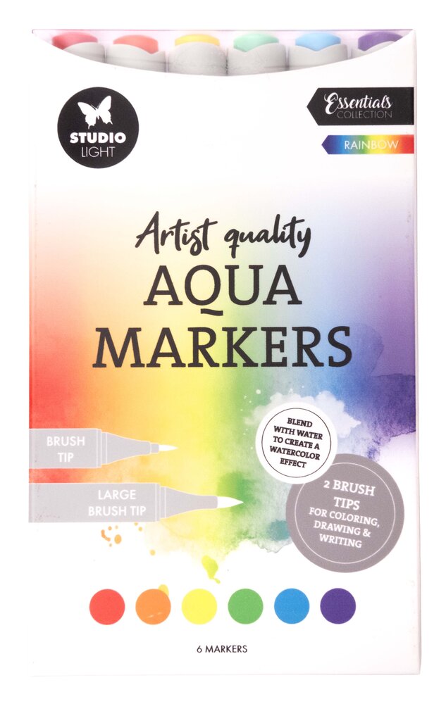 Studio Light Aqua Markers Rainbow (SL-CO-MARK49)