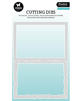 Studio Light Torn Edge Cutting Die Folded Card Rectangle (SL-ES-CD1085)