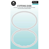 Studio Light Torn Edge Cutting Die Folded Card Oval (SL-ES-CD1087)