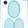 Studio Light Torn Edge Cutting Die Folded Card Oval (SL-ES-CD1087)