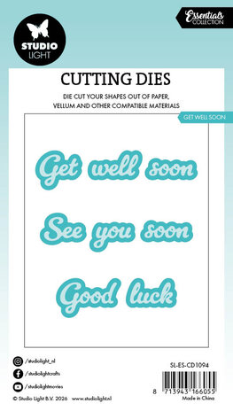 Studio Light Get Well Soon Essentials Cutting Die (SL-ES-CD1094)