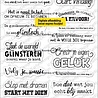 CarlijnDesign Clear Stamps Wise Words 4 (CDST-0168)