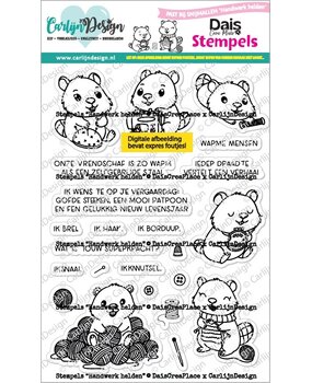 CarlijnDesign Clear Stamps Craft Heroes (CDST-0165)