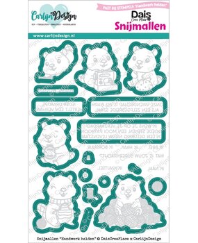 CarlijnDesign Snijmallen Handwerk Helden (CDSN-0355)