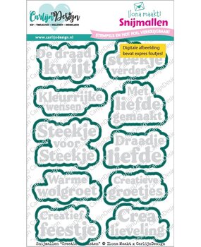 CarlijnDesign Dies Creative Texts (CDSN-0354)