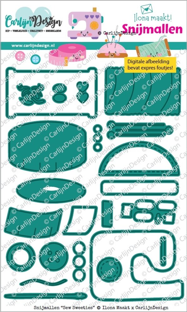 CarlijnDesign Snijmallen Sew Sweeties (CDSN-0352)