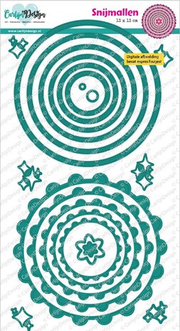 CarlijnDesign Dies Scalloped Circles (CDSN-0350)