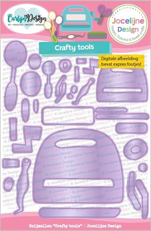 CarlijnDesign Snijmallen Crafty Tools (CDJD-0078) CarlijnDesign Snijmallen Crafty Tools (CDJD-0078)