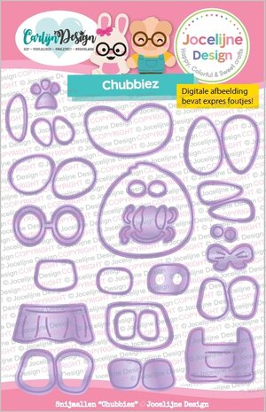 CarlijnDesign Snijmallen Chubbiez (CDJD-0076) CarlijnDesign Snijmallen Chubbiez (CDJD-0076)