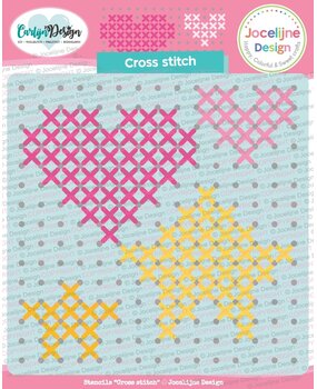 CarlijnDesign Stencils Cross Stitch (CDJD-0074)