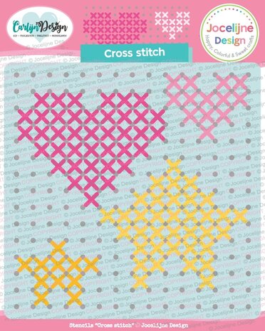CarlijnDesign Stencils Cross Stitch (CDJD-0074) CarlijnDesign Stencils Cross Stitch (CDJD-0074)