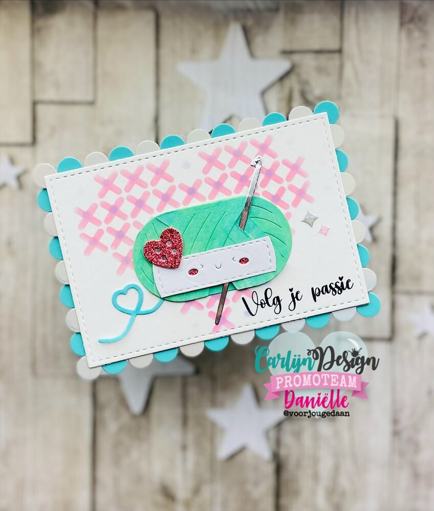 CarlijnDesign Stencils Cross Stitch (CDJD-0074) CarlijnDesign Stencils Cross Stitch (CDJD-0074)