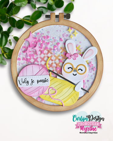 CarlijnDesign Snijmallen Embroidery Hoop (CDJD-0073) CarlijnDesign Snijmallen Embroidery Hoop (CDJD-0073)