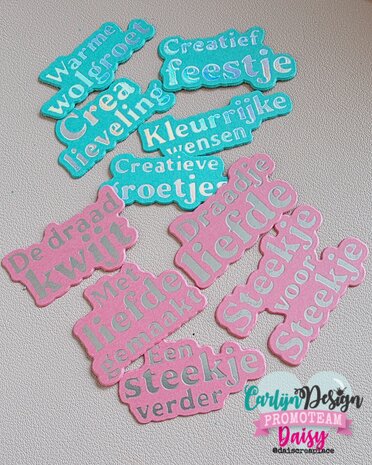 CarlijnDesign Hot Foil Creative Texts (CDHF-0087)