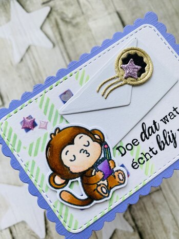 CarlijnDesign Glitter Enamel Dots Twinkle Stars 2 (300pcs) (CDED-0016)