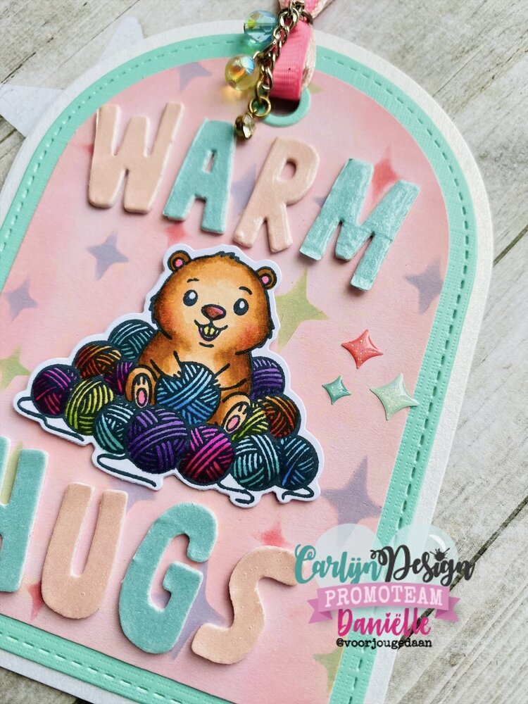 CarlijnDesign Glitter Enamel Dots Twinkle Stars 2 (300pcs) (CDED-0016)