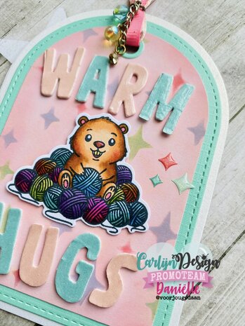 CarlijnDesign Glitter Enamel Dots Twinkle Stars 2 (300pcs) (CDED-0016)